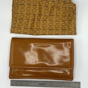 Bottega Veneta Vintage Clutch with Original Bag and Mirror